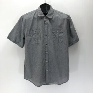 Direction Los Angeles Short Sleeve Button Up Shirt Men's Large Cotton Blend